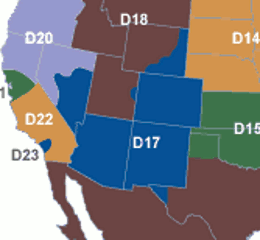 image showing area of D17 in dark blue